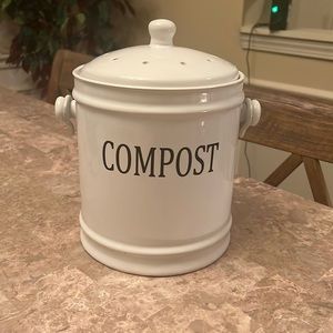 Brand New Ceramic Compost Bin